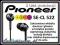 Pioneer SE-CL522 W pełni zamknięte słuchawki BLACK