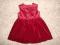 ŚLICZNA ELEGANCKA SUKIENKA ŚWIĘTA OKAZJE  r.12-18m