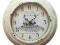 ZEGAR 32cm  METAL+SZKŁO 2wzory 'cichy'HOLANDIA HIT