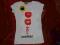 nowa BLUZECZKA,T-shirt, biała- jabłuszka rozm. 146