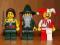 Ludziki LEGO Castle: Czarodziej, kólewna i błazen