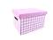 32x22x20cm PUDEŁKO POJEMNIK karton FIOLETOWY