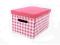 32x22x20cm PUDEŁKO POJEMNIK karton RÓŻOWY