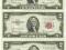 MEGA OKAZJA 3*2 DOLARY SERIES 1953C PIĘKNY STAN