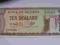 GUYANA 10 DOLLARS GUYANA 10 DOLLARS