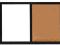 Tablica DUO magnetyczna korkowa 90x60 rama MDF