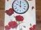 ZEGAR DECOUPAGE - NA FUNDACJĘ KOCI-ŚWIAT-KUP-POMÓŻ