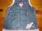 Sukieneczka Dopodopo Jeans r.86 falbany