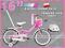 POLSKI ROWEREK 16 DLA DZIEWCZYNKI ROWER + GRATISY