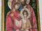 Ikona: św. Rodzina (smukła, średnia, gruba deska)