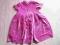 ŚLICZNA RÓŻOWA ATŁASOWA SUKIENKA MONSOON ROZ. 86CM