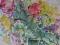 KWIATY - abstrakcja - akwarela 27x37cm 1990r