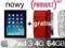 nowy CZARNY iPad 3 4G 64GB RETINA+SmartCover skóra