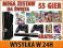 XBOX 360 250GB +KINECT +55 GIER + 2xPAD / PREZENT