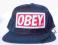 ORYGINALNA CZAPKA OBEY SNAPBACK GRANATOWA/24 h