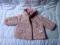 baby boutique 6-9 m 74cm śliczne  futerko futro