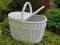 ***WIKLINOWY KOSZYK PIKNIKOWY PIKNIK WIKLINA BIAŁY