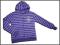 GLO FIOLETOWA BLUZA W PASKI Z KAPTUREM 164