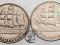 II RP 5 złotych 1936 żaglowiec lot 2 szt. st.3/3+