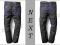 NEXT Spodnie STRAIGHT FIT woskowany JEANS 140