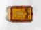 ART DECO 1920 miodowa  POPIELNICZKA INTAGLIO JELEN