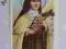Przedwojenny święty obrazek św. Teresa
