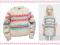 GENERATION sweter PASTELE WZORY glamour 140 146