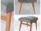 Taboret, renowacja, lata '70  skandynawski design