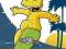 The Simpsons Bart na Deskorolce plakat 61x91,5 cm