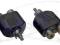 Redukcja  RCA(cinch) wtyk/2xgn. RCA(cinch) GOLD