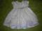 sukienka, roczek, biała, r.86