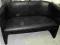 używany Fotel Sofa Biurowa skóra czarny Wawa