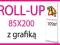 ROLLUP, ROLL-UP, ROLL-BANER, 85X200, WYSYŁKA 24H