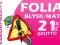 WYDRUK NA FOLII SAMOPRZYLEPNEJ, FOLIA, NAKLEJKI !!
