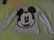 Bluzka siwa z Mickey
