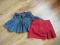 DWIE spódniczki jeansowa i sztruksowa 2-3 latka