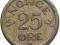 NORWEGIA 25 ORE 1953 ROK st.3