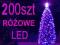 LAMPKI CHOINKOWE 200 LED LEDOWE RÓŻ/PURPURA WROCŁW