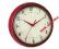 METALOWY ZEGAR RED CLOCK RETRO 25 CM