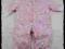 Extra Kombinezon różowy w misie  roz. 80-86