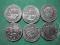 Monaco 5 fren. rozne daty Nikiel.