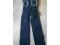 Legginsy getry rajstopki bez stóp 116 - 122 jeans