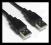 LF2 NOWY EKRANOWANY KABEL USB AM-AM 1.8M BLACK F-V