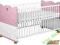 Łóżeczko dla księżniczki KLUPŚ różowe.