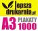 PLAKAT PLAKATY A3 1000szt Kreda135g DOSTAWA GRATIS