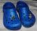 Klapki CROCS crocsy niebieskie 3 / 5 wkł 22 cm 35