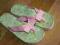 Klapki pastelowe, rozm. 36