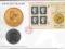 ISLE OF MAN FDI 90r BLOK+ Moneta ONE PENNY Wystawa