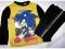 SONIC the HEDGEHOG PIŻAMA BLUZKA + SPODNIE 11-12L