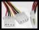 AK2 REDUKCJA 1xMOLEX M / 2x MOLEX F 4PIN 20cm F-VT